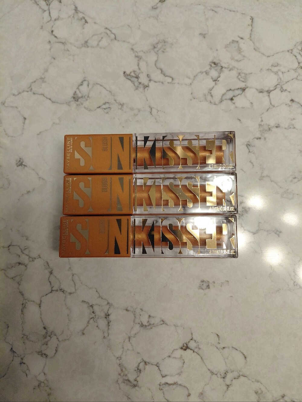 LOT of 3 Maybelline Sunkisser Blush 03 Sol Search Sunkissed